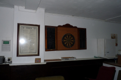 The darts area